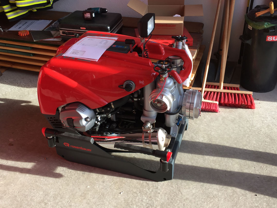 unsere neue Pumpe
